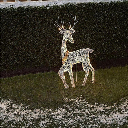 Decorate your House Garden With Christmas Deer LED Lights - Club Trendz 