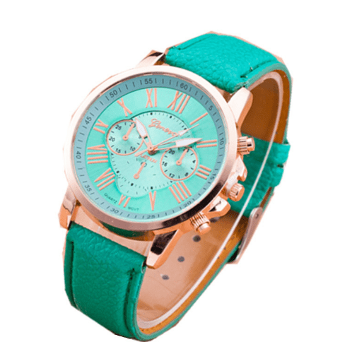 Women Fashion Casual Everyday Trends Quartz Watch, 14 Colors