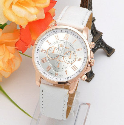 Women Fashion Casual Everyday Trends Quartz Watch, 14 Colors