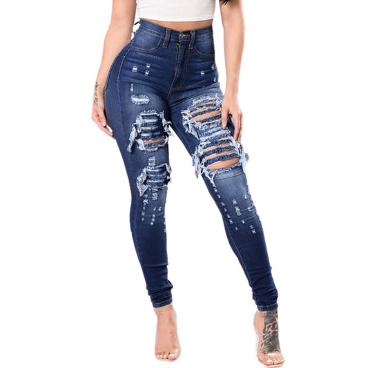 Women's ripped Skinny Jeans jeans - Club Trendz 
