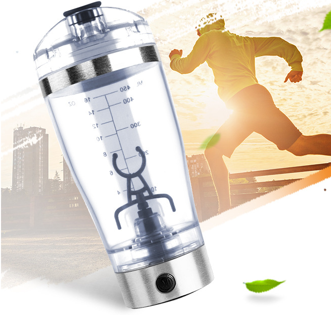 Electric Protein Coffee Shaker Stirrer Bottle Easy To Carry - Club Trendz 