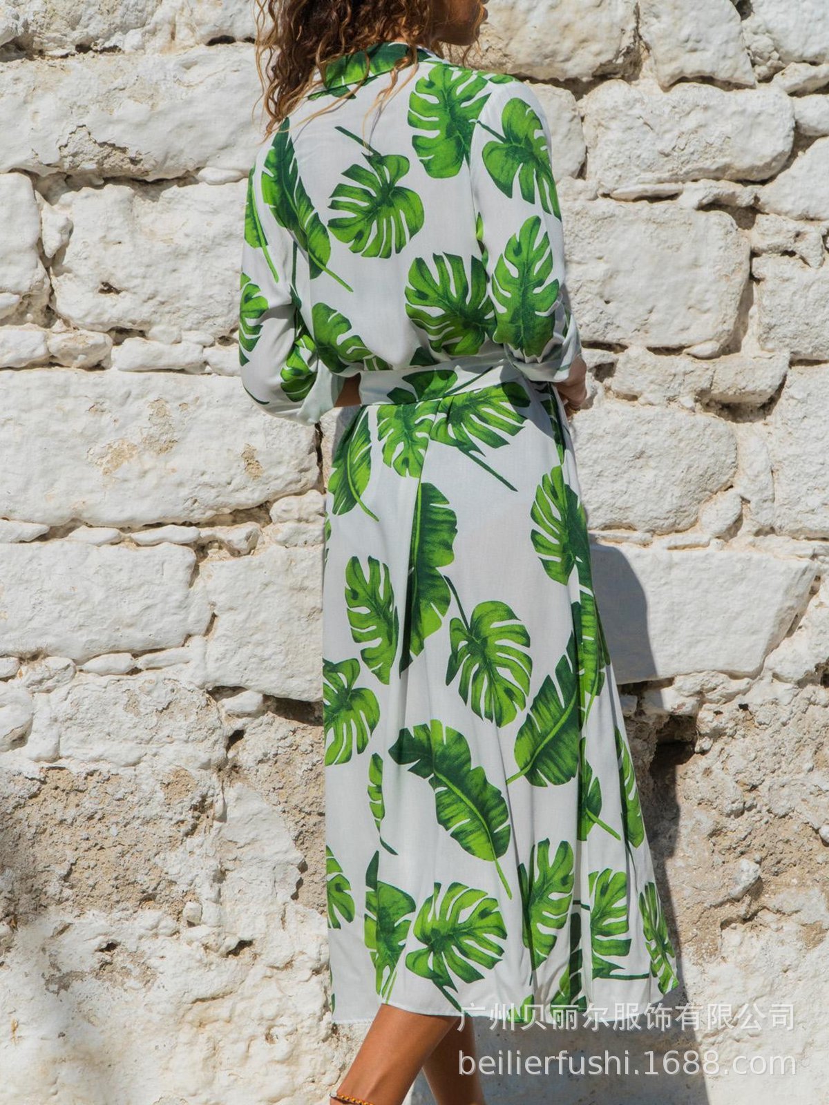 Madrid Vintage Chiffon Floral Print Conventional Sleeve Dress - Club Trendz 