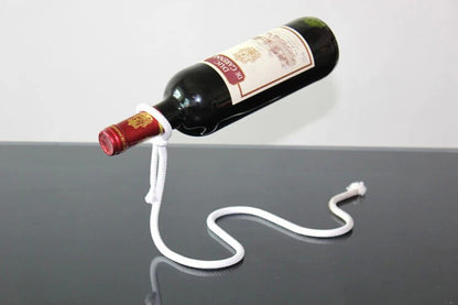 Floating Wine Holder Wine Rack Bracket Wine Bottle Holder Home Decoration Stand Shelf Table Decor Display Gift - Club Trendz 