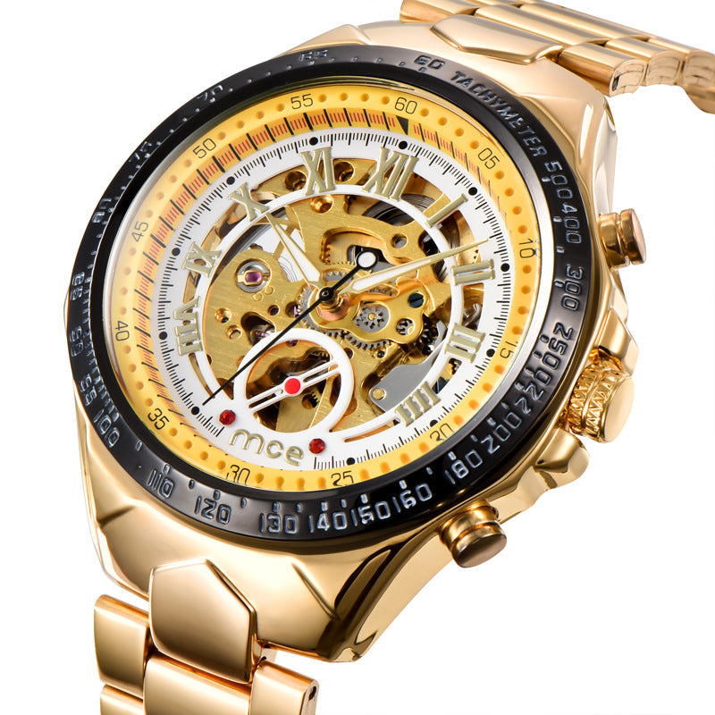 Fancy Men's Partywear Quartz Mechanical Watch