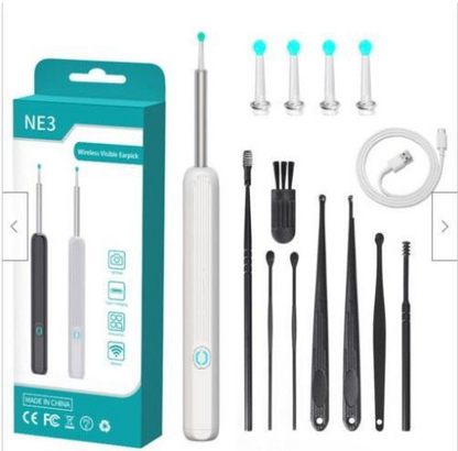 Ear Cleaner Otoscope Ear Wax Removal Tool With Camera LED Light - Club Trendz 