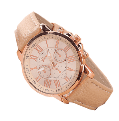 Women Fashion Casual Everyday Trends Quartz Watch, 14 Colors