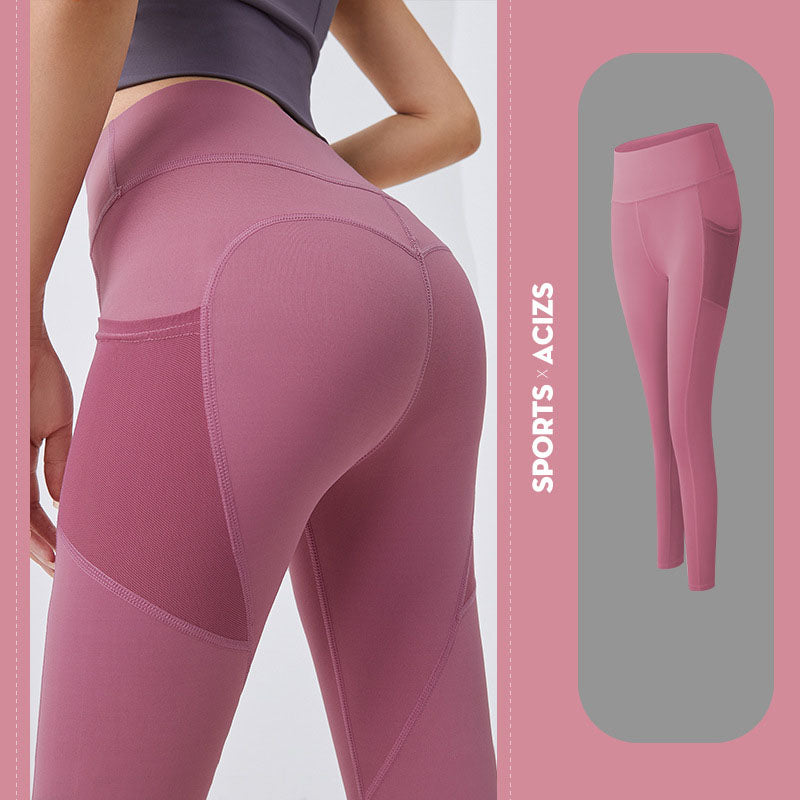 Women Yoga Pants  With Mobile Pocket Leggings - Club Trendz 