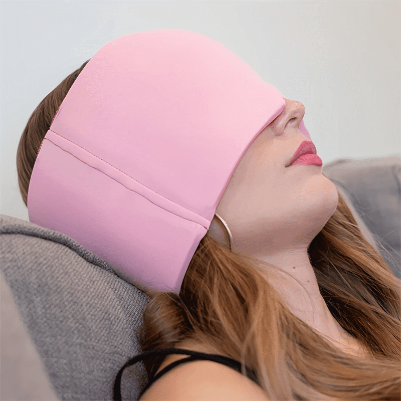 Headache Relief Hat Migraine Cap Mask Both Hot & Cold - Club Trendz 