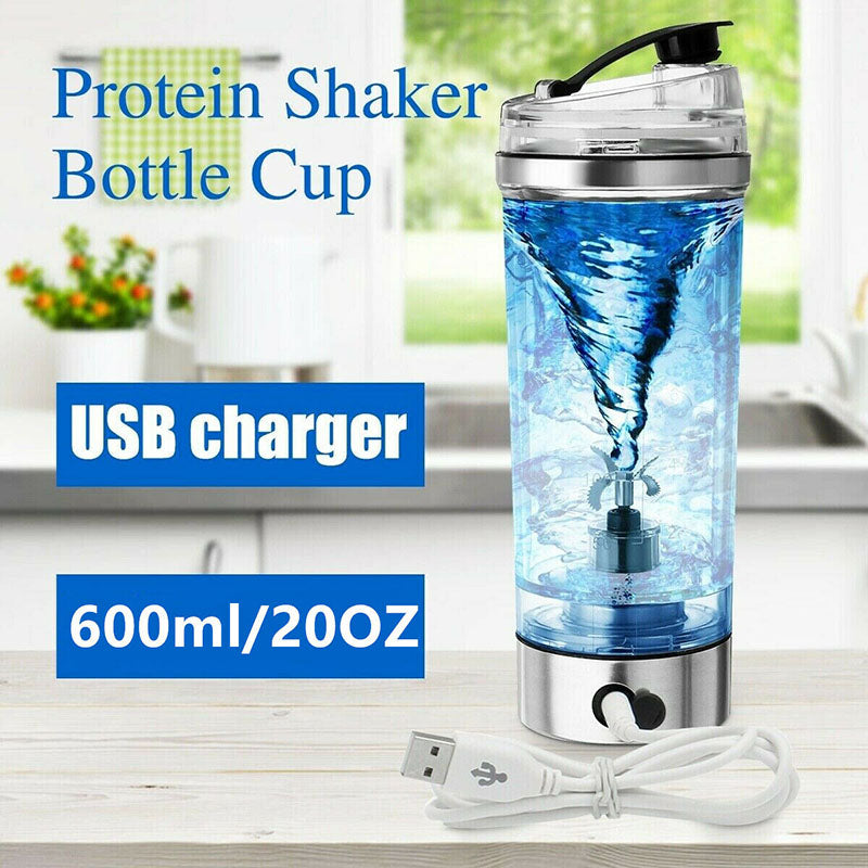 Electric Protein Coffee Shaker Stirrer Bottle Easy To Carry - Club Trendz 