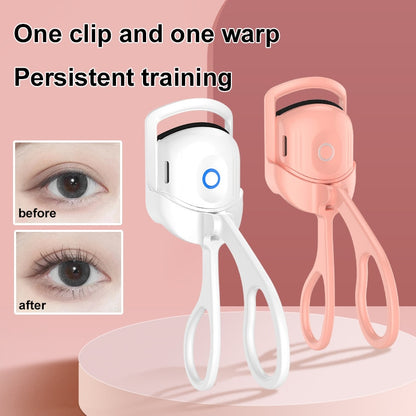 Upgraded Heated Eyelash Curler, USB Rechargeable Quick Heating Electric Eyelash Curler - Club Trendz 